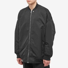 Rick Owens DRKSHDW Men's Jumbo Flight Jacket in Black