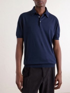 Kiton - Cotton Polo Shirt - Blue