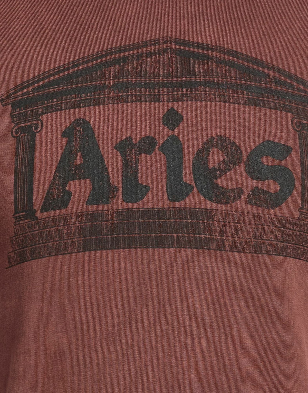 Aries Mens Sweatshirt Chocolate in Brown