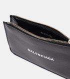 Balenciaga Logo leather card holder