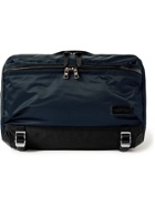 Master-Piece - Leather-Trimmed Nylon-Twill Briefcase