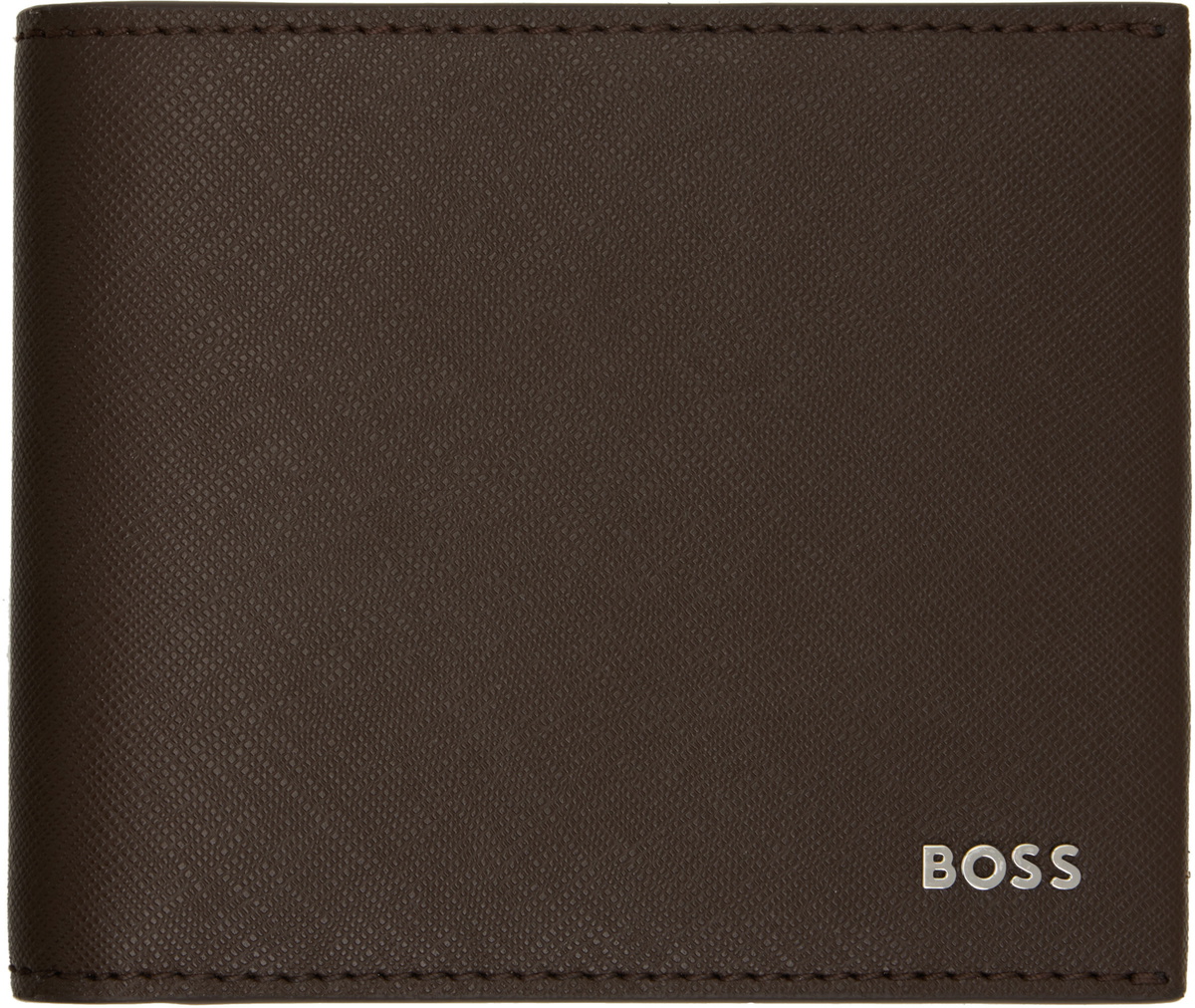 BOSS Brown Leather Wallet