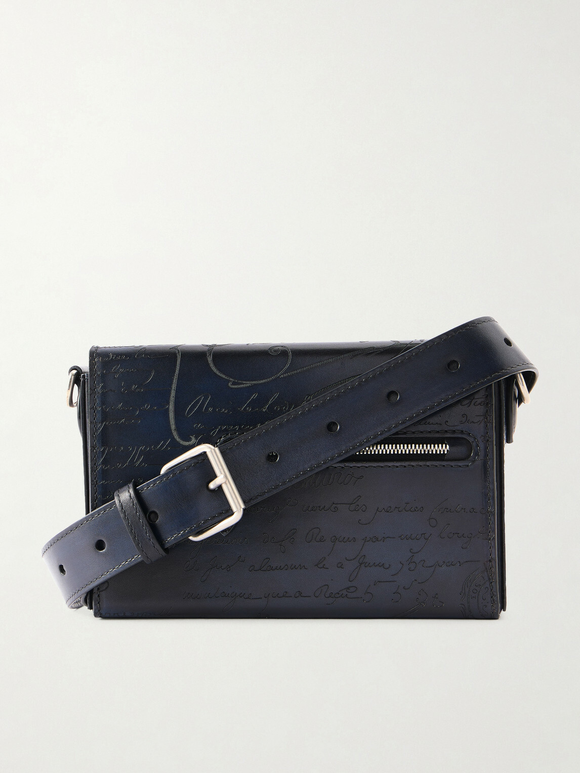 Berluti - Jour de Poche Scritto Venezia Leather Messenger Bag