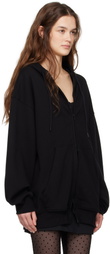 WARDROBE.NYC Black Oversize Zip Hoodie