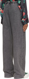 R13 Gray Wide-Leg Lounge Pants