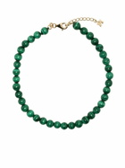Mateo 14K Yellow Gold Malachite Bead Bracelet