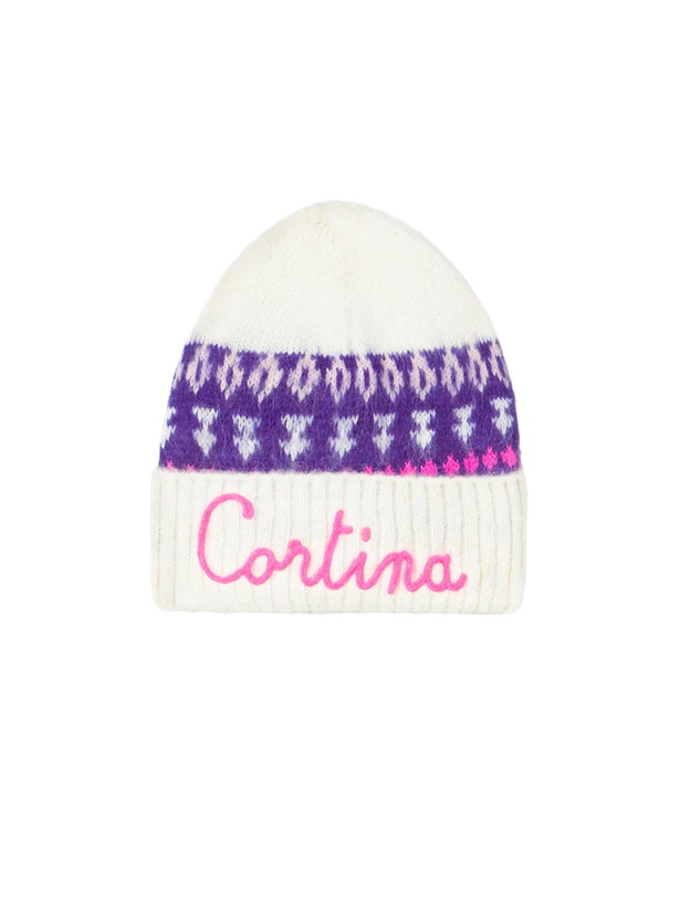 Photo: MC2 Saint Barth Woman Ultra Soft Beanie With Nordic Jacquard
