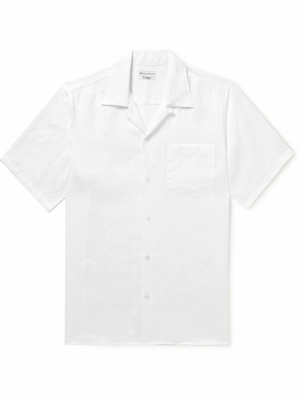 Photo: Kingsman - Camp-Collar Linen Shirt - White