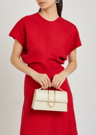 Jacquemus Le Grand Bambino Polka dot Leather top Handle bag - Ivory - One Size