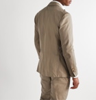 Lardini - Unstructured Cotton and Silk-Blend Suit Jacket - Neutrals