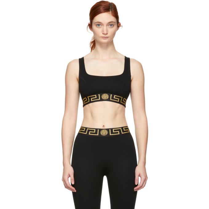 Photo: Versace Underwear Black Sporty Bra