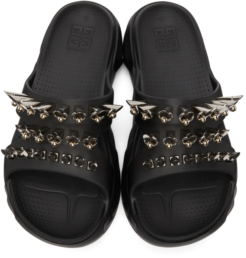 Givenchy Black Studs Marshmallow Sandals Givenchy