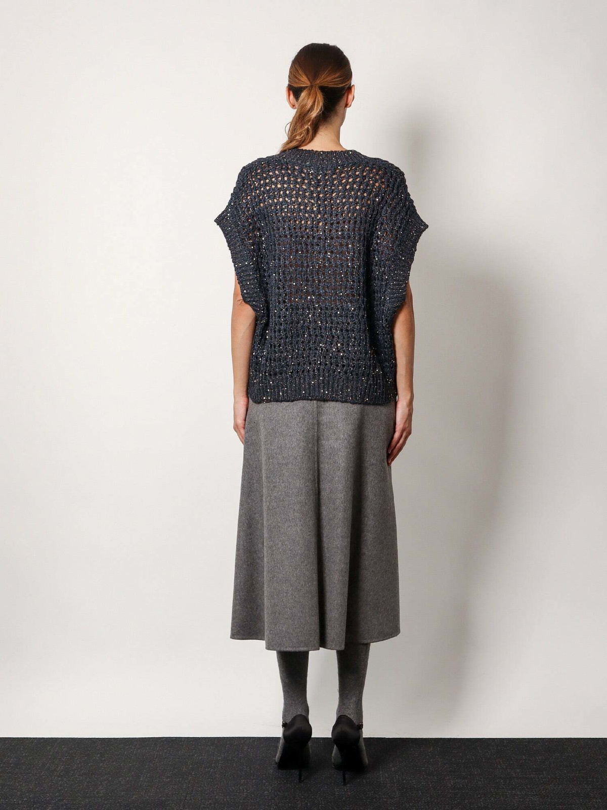 Brunello Cucinelli Skirt Grey Womens Brunello Cucinelli