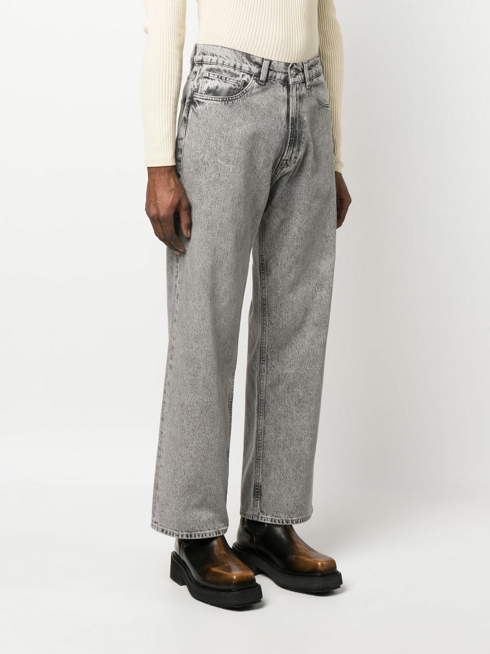 OUR LEGACY Grey Third Cut Straight-Leg Jeans Our Legacy