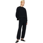 sacai Black Sponge Sweatpants