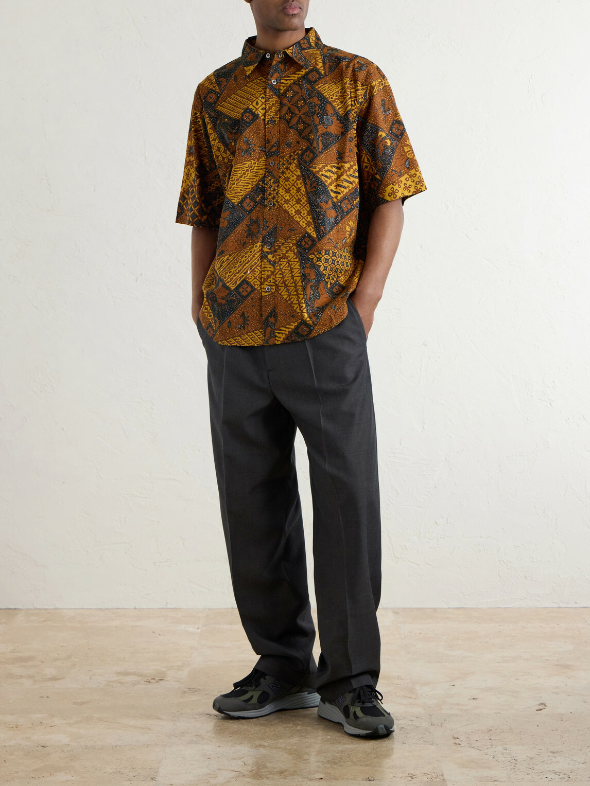 Aimé Leon Dore - Printed Cotton Shirt - Orange