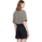 ANINE BING Black & Off-White Theo Sweater