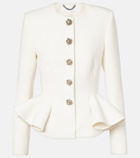 Safiyaa Tomomi embellished peplum jacket