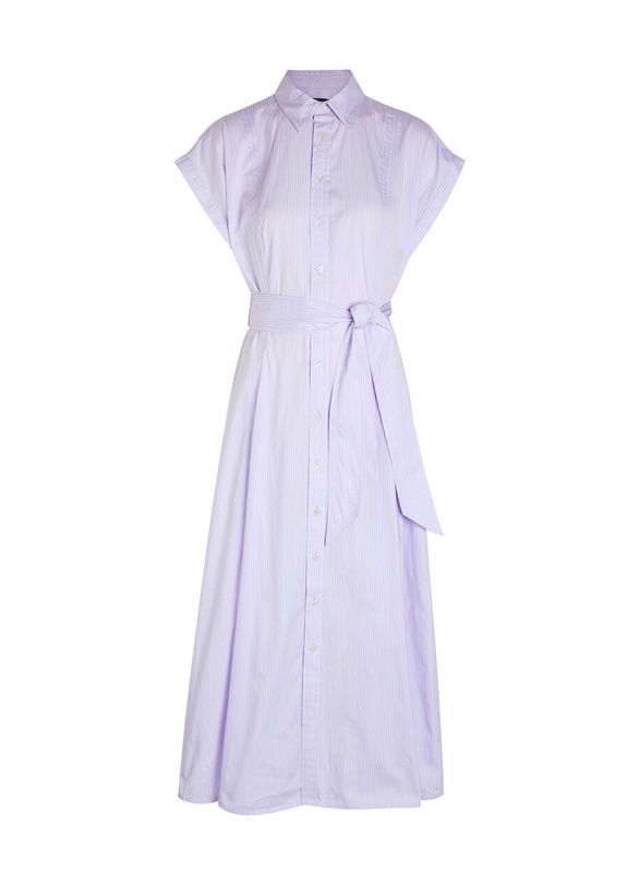 Polo Ralph Lauren Pleated wool-blend knit midi dress Polo Ralph Lauren