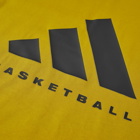 Adidas Basketball Logo T-Shirt in Pulse Olive