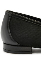Stuart Weitzman Arabella Mesh Ballet Flats Black