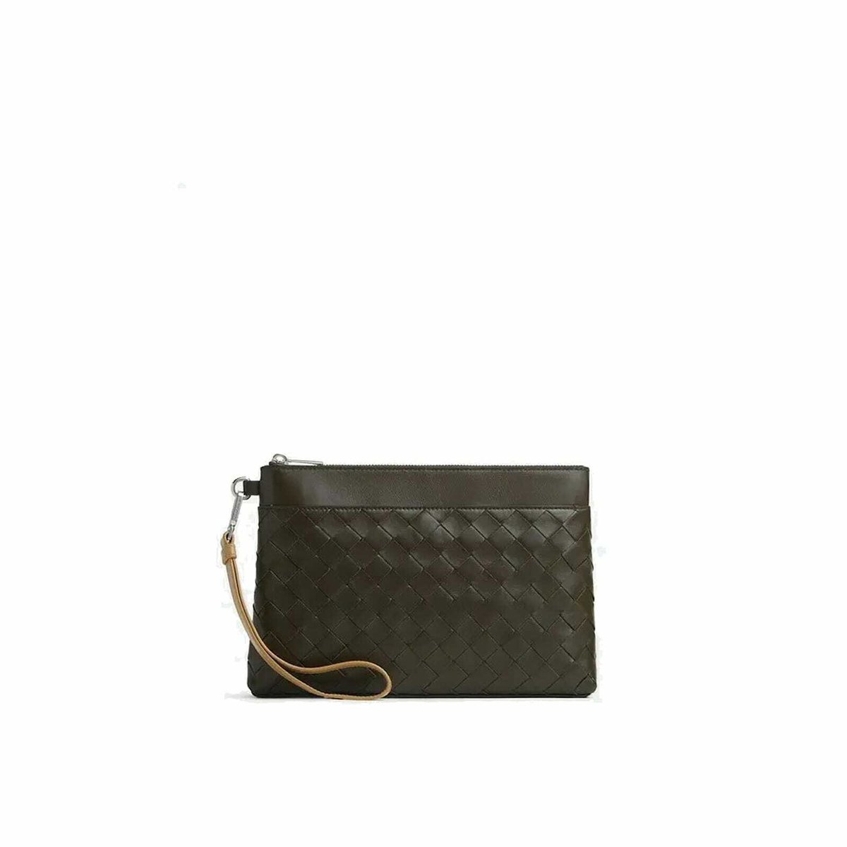 Bottega Veneta Black Tiny Trifold Zip Wallet Bottega Veneta