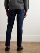 Polo Ralph Lauren - Brad Straight-Leg Pleated Jersey Trousers - Blue