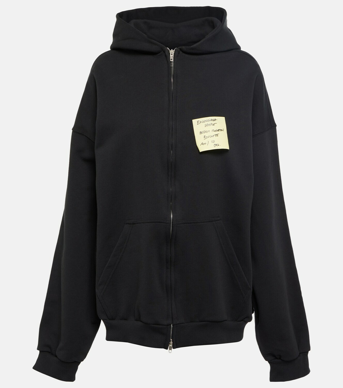 【関税&送料込】Balenciaga Jersey Full-Zip Hoodie Balenciaga Ful Zip JERSEY APPAREL UNISEX Hoodie unisex men