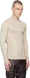MISBHV Beige Jacquard Long Sleeve T-Shirt