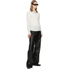 Rick Owens Black Tower Geth Leather Pants