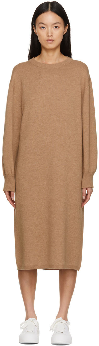 black and cream knitted dress J.O.A. Knit Dress – Saint Bernard main image 0