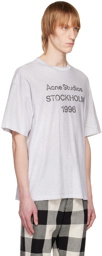 Acne Studios Gray Printed T-Shirt