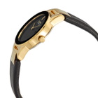 Citizen Eco-Drive Black Dial Black Leather Ladies Watch GA1052-04E