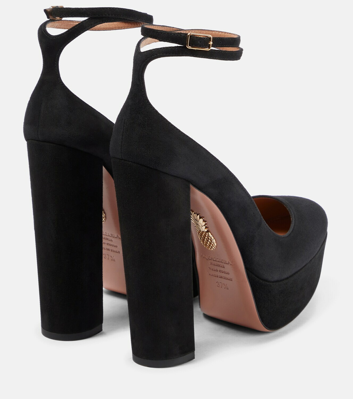 Aquazzura Blake suede platform pumps