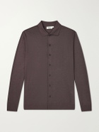 Altea - Julius Lyocell and Cotton-Blend Jersey Shirt - Brown
