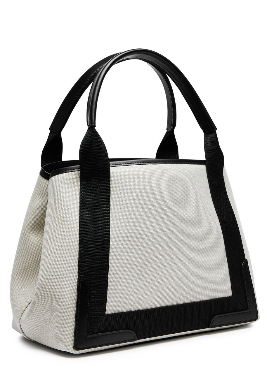 Balenciaga Cabas Small Canvas Tote, Canvas Bag, Natural