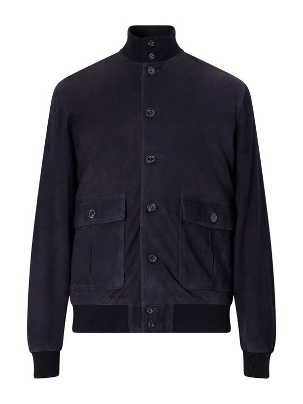 Photo: Valstar - Valstarino Suede Jacket - Blue