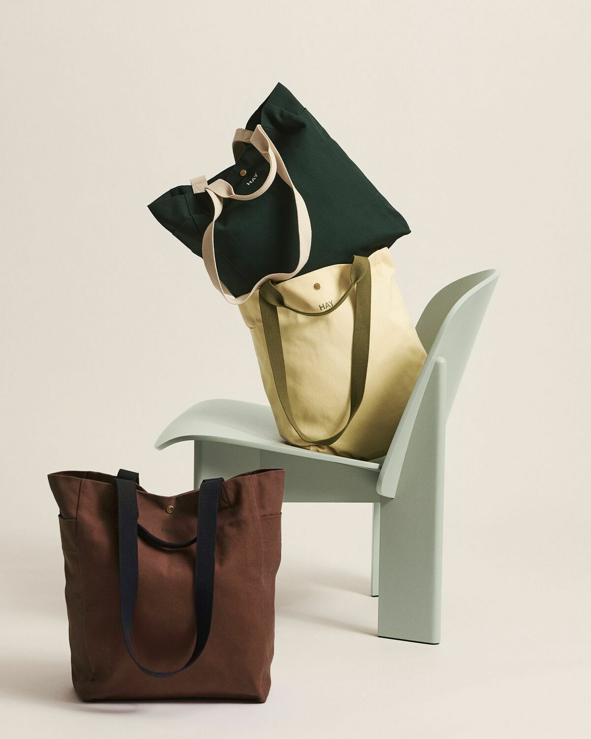 HAY Everyday Tote Bag-Medium Brown Mens Tote & Shopping Bag