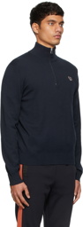 PS by Paul Smith Navy Zebra Logo Sweater