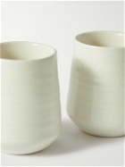 Brunello Cucinelli - Set of Two Ceramic Tumblers