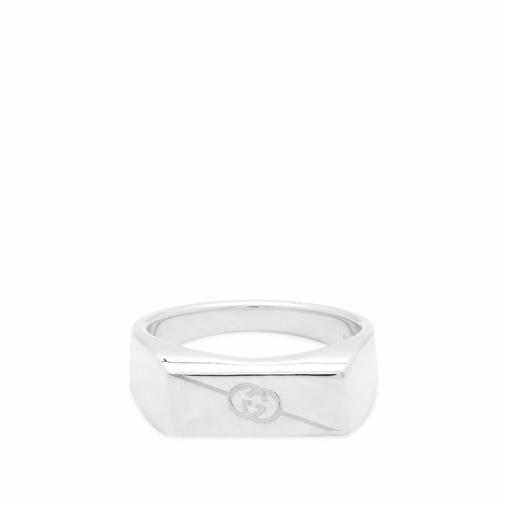 Photo: Gucci Men's Jewellery Chevalier Ring 7mm in Silver