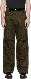 Andersson Bell Khaki Flash Cargo Pants
