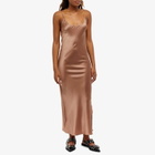 Mother of All Women's Kelly Maxi Slip Dress in Moka