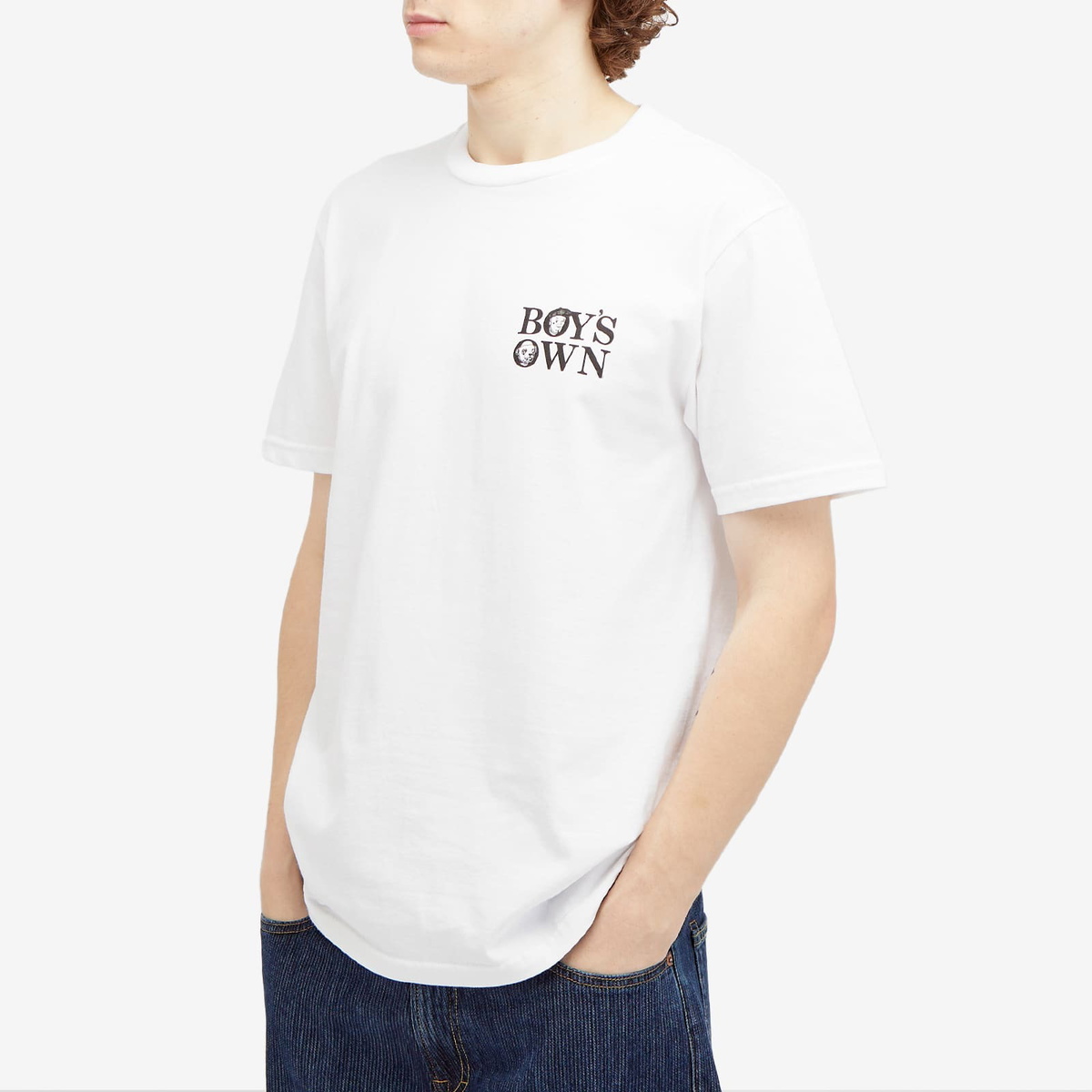 Boys Own Men's Dave Swindell's Photographic Print T-Shirt in White