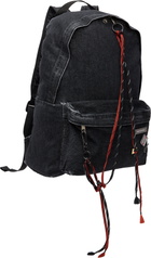 Song for the Mute Black Overdyed Denim Backpack