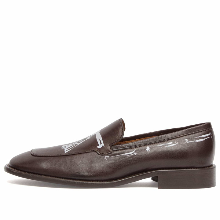 Photo: Acne Studios Women's Bassel Loafers in Dark Brown