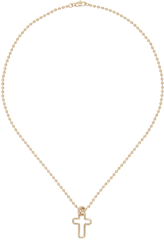 Photo: Laura Lombardi Gold Mini Madda Pendant Necklace