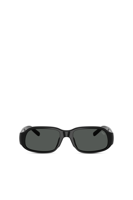 Photo: Diesel Rectangle sunglasses - Sunglasses - Unisex - Black