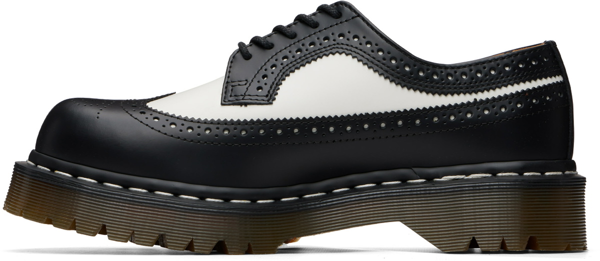 Dr. Martens Black & White 3989 Bex Brogue Derbys