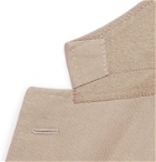 Beams F - Slim-Fit Cotton and Linen-Blend Suit Jacket - Neutrals